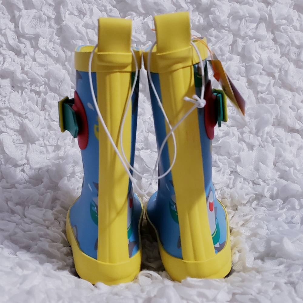 🆕️ Baby Boy Rain Boots Size S 5/6 - Picture 4 of 6